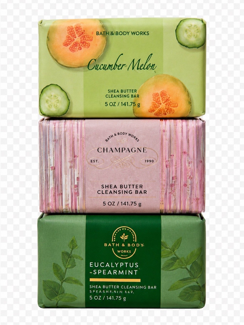 BUNDLE OF 3 BATH & BODY WORKS SHEA BUTTER CLEANSING BARS-NWT